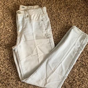 High waisted skinny jegging